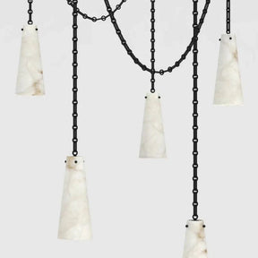 Alabaster Modern 5-light Marble Chandelier 吊灯 rbrights   