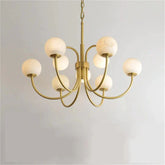 Alabaster Radial Chandelier  rbrights Style A 30"D  