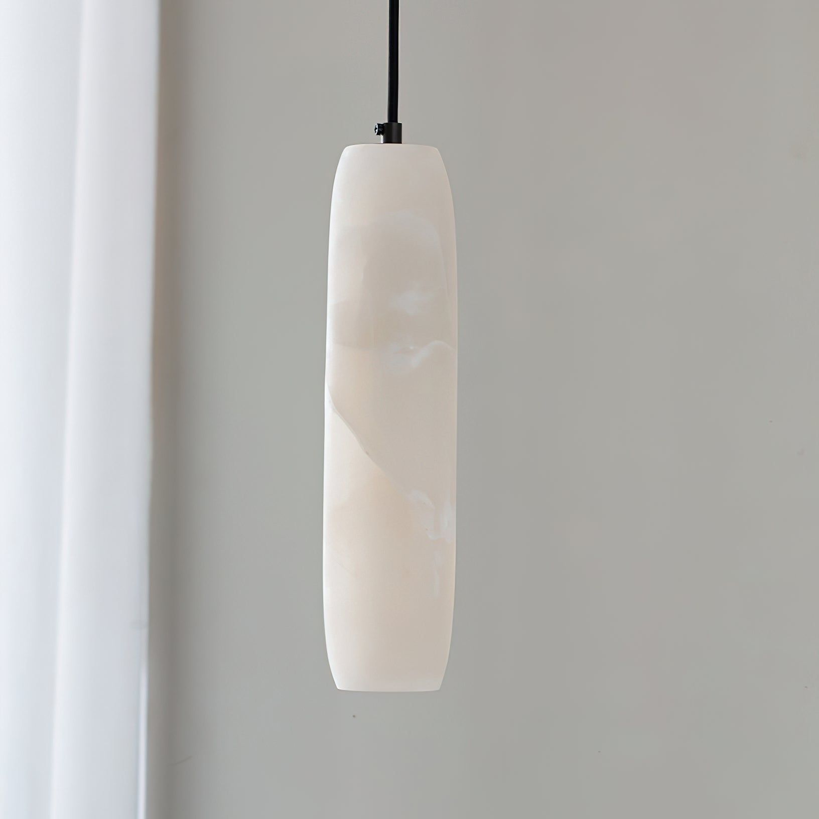 Wrenna Alabaster Flute Pendant Light