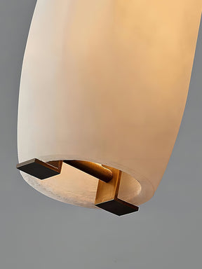 Wrenna Alabaster Flute Pendant Light