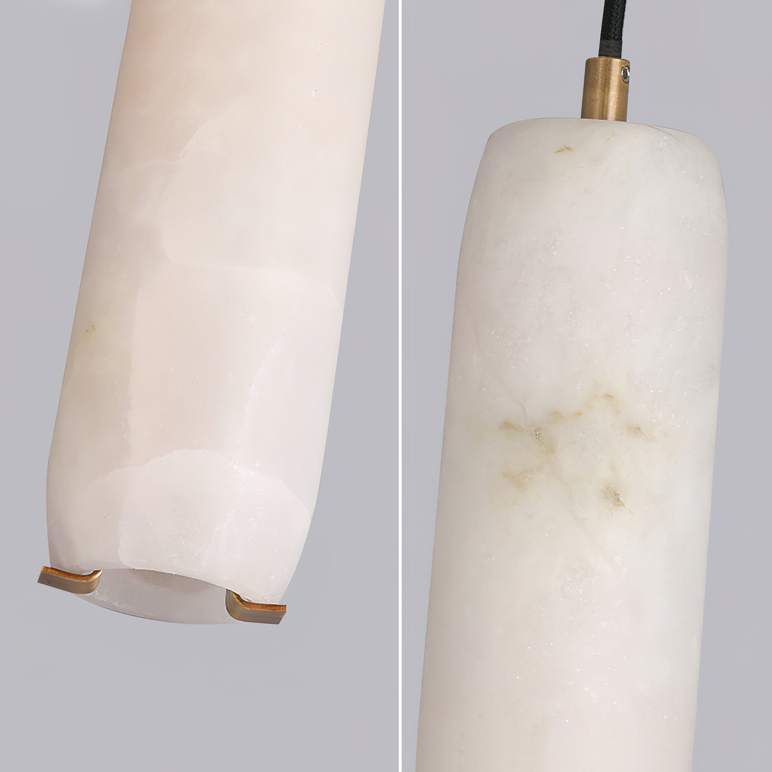 Wrenna Alabaster Flute Wall Lamp