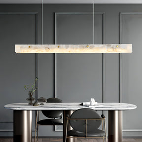 Kaelith Alabaster LED Modern Linear Pendant Light