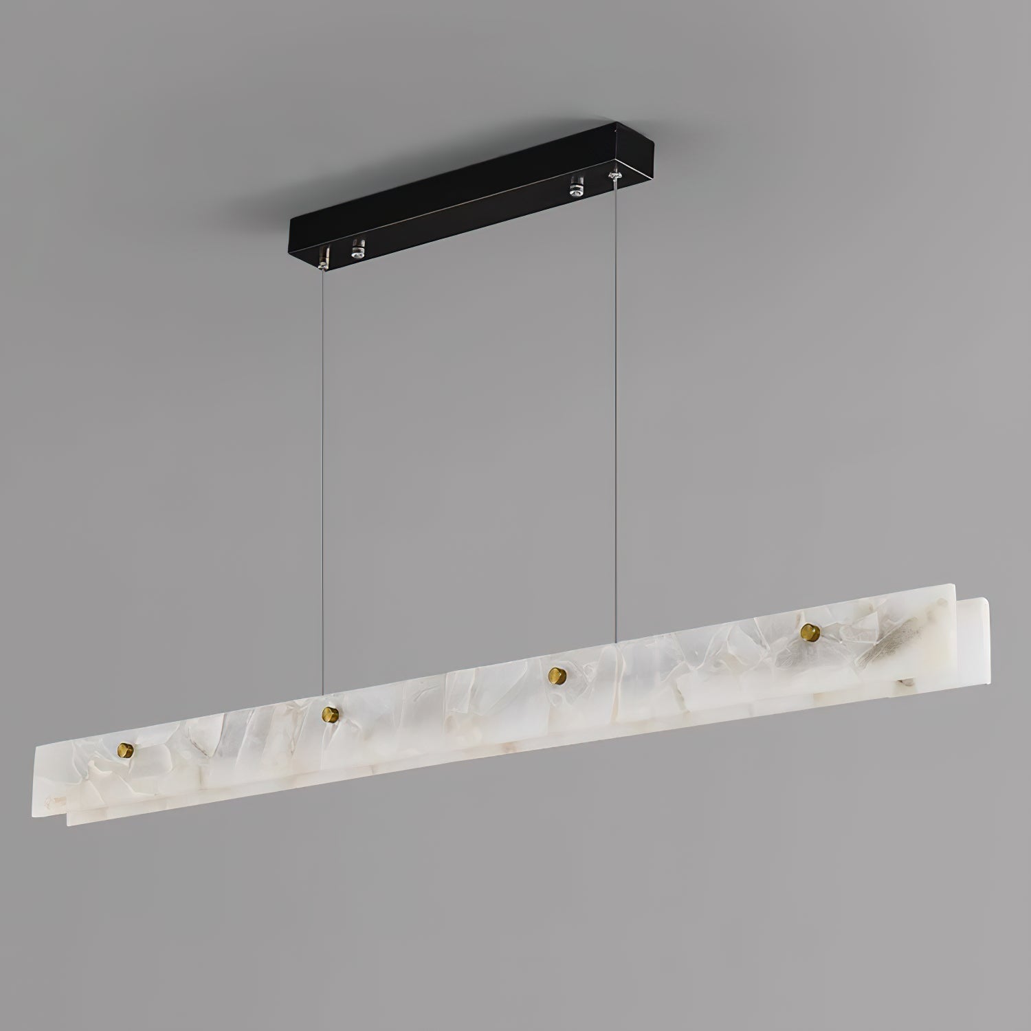 Kaelith Alabaster LED Modern Linear Pendant Light