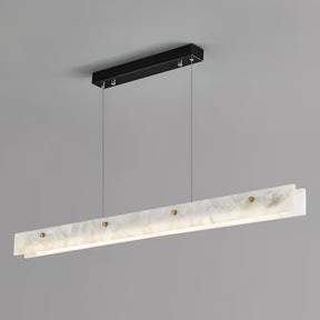 Kaelith Alabaster LED Modern Linear Pendant Light