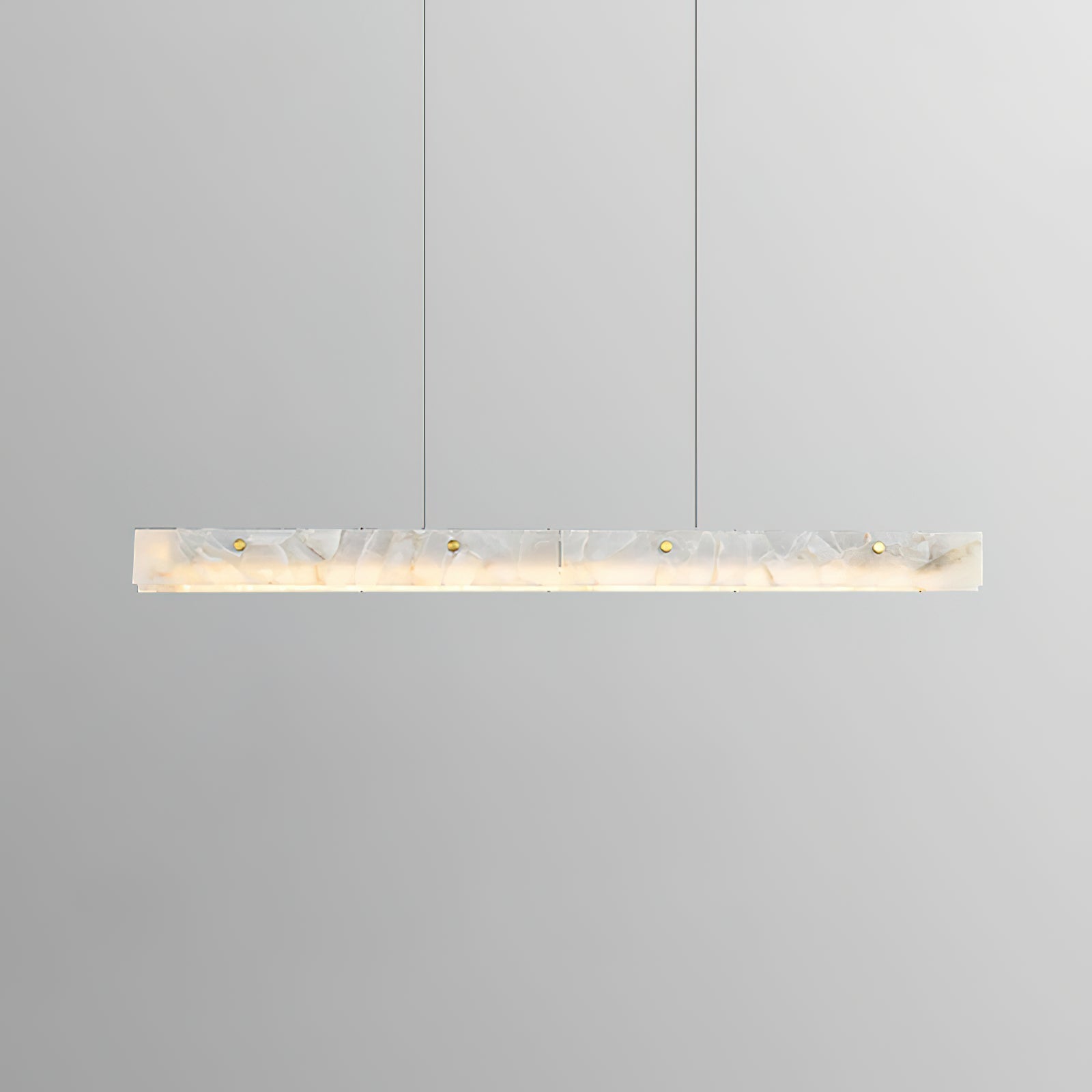 Kaelith Alabaster LED Modern Linear Pendant Light