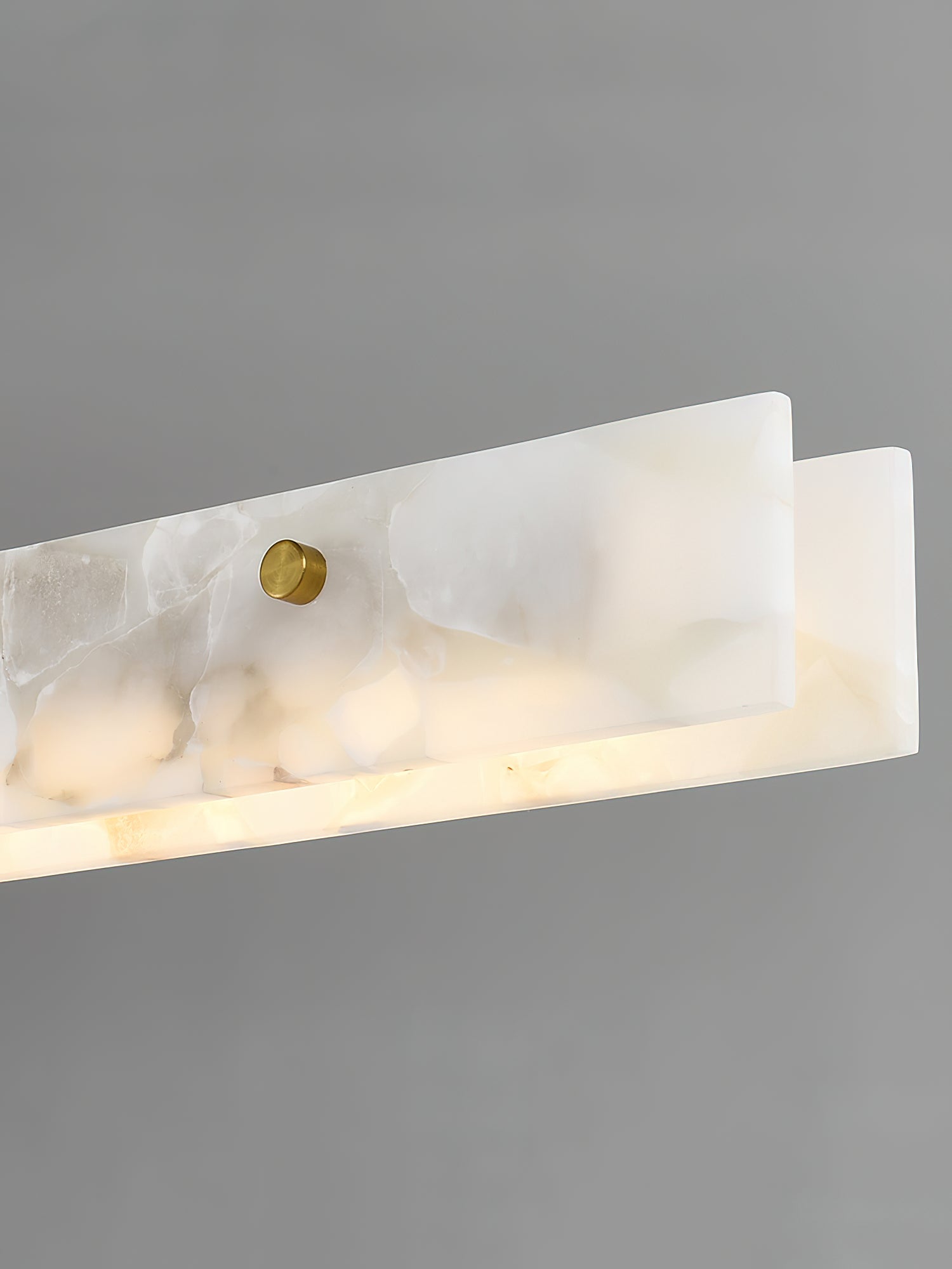 Kaelith Alabaster LED Modern Linear Pendant Light