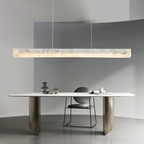 Kaelith Alabaster LED Modern Linear Pendant Light