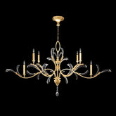 Alice Candle Oblong Chandelier 74"