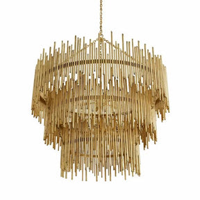 Abigail Luxury 3- Tier Metal Round Chandelier