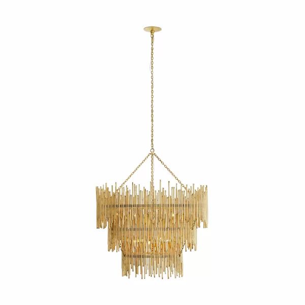 Abigail Luxury 3- Tier Metal Round Chandelier