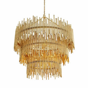 Abigail Luxury 3- Tier Metal Round Chandelier