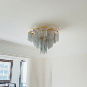 Aluminum Modern Chain Tassel Pendant