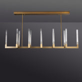 Pulse Candlestick Series Glass Chandelier