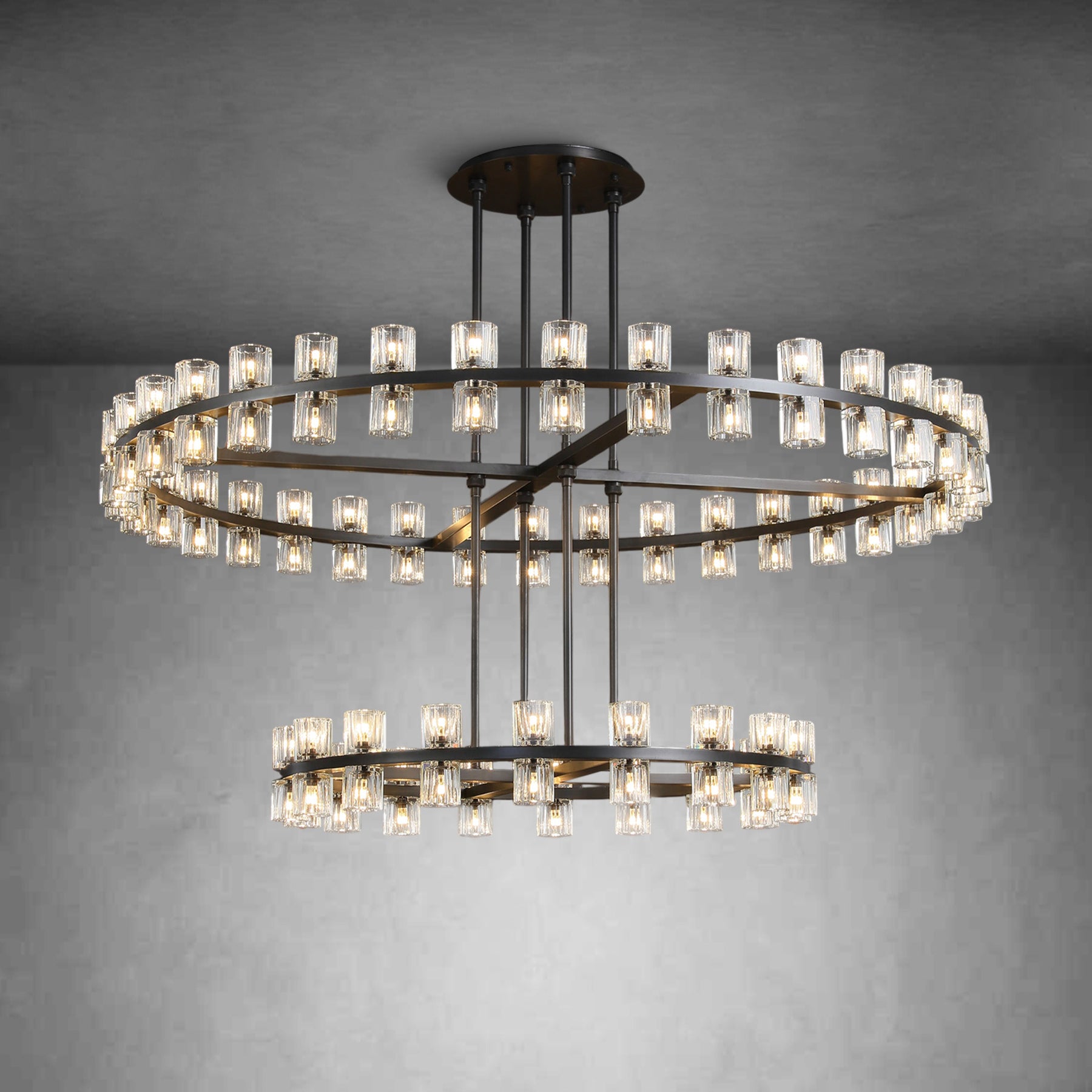 Reger High-End 2-Tier Chandelier For Living Room Dinig Room