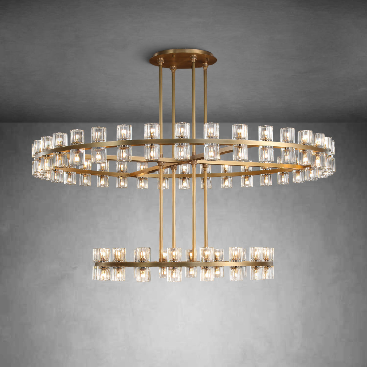 Reger High-End 2-Tier Chandelier For Living Room Dinig Room