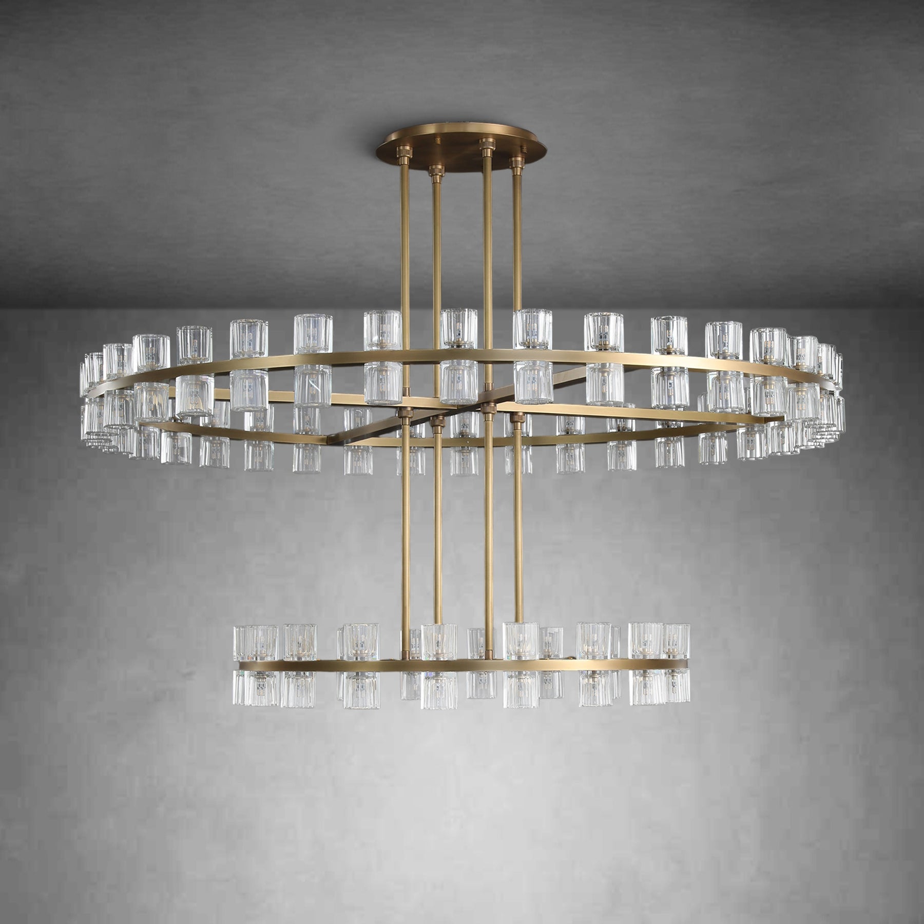 Reger High-End 2-Tier Chandelier For Living Room Dinig Room