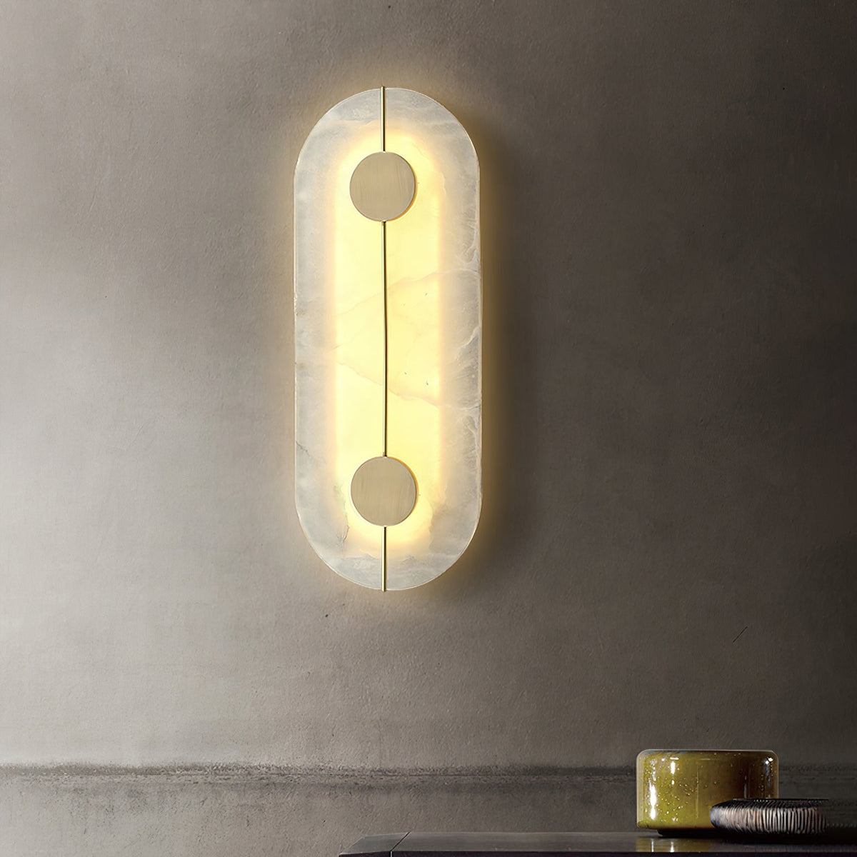 Thorne Alabaster Modern Wall Lamp