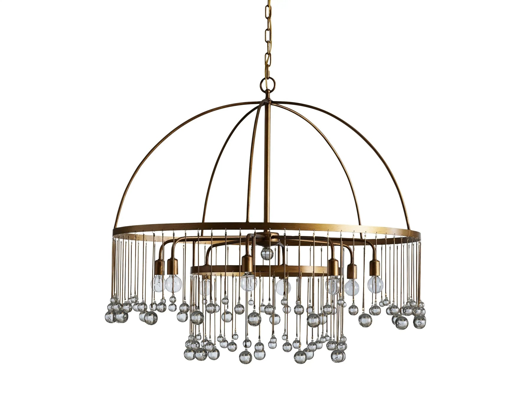 Aubrey Crystal Ball Round Chandelier 5 Light / 8 Light