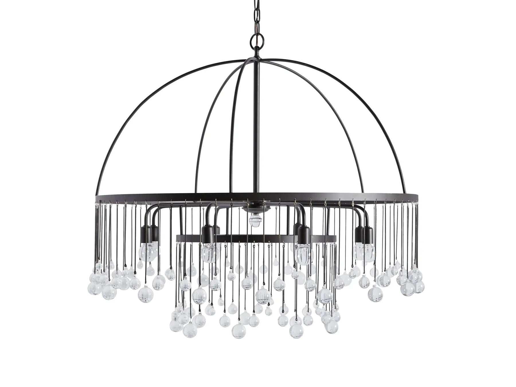 Aubrey Crystal Ball Round Chandelier 5 Light / 8 Light