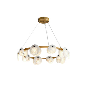 Faelan Alabaster Chandelier Lighting for Bedroom