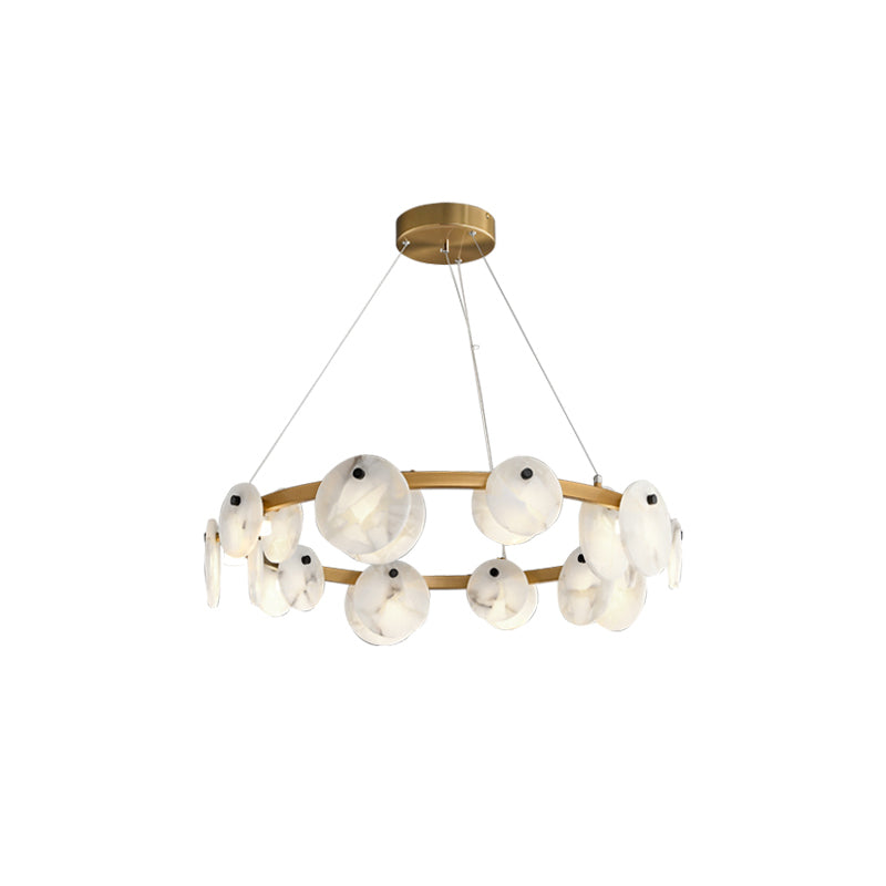 Faelan Alabaster Chandelier Lighting for Bedroom