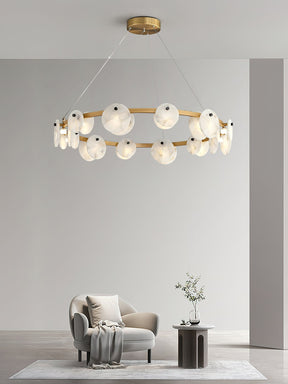 Faelan Alabaster Chandelier Lighting for Bedroom