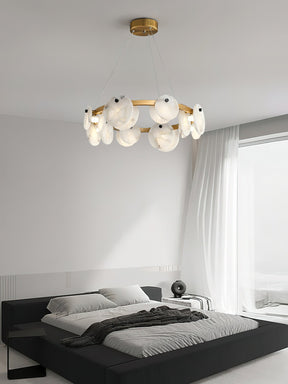 Faelan Alabaster Chandelier Lighting for Bedroom