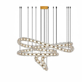 Gabriel Gold Crystal Chandelier