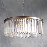 Leyland Round Living Room Glass Chandelier