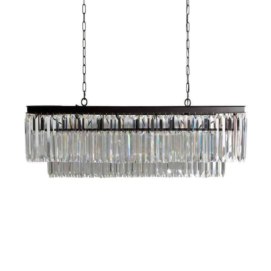 Leyland Tiered Rectangular Chandelier