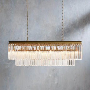 Leyland Tiered Rectangular Chandelier