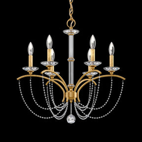 Priscilla Crystal Candlestick Chandelier 23"