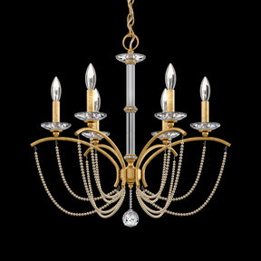 Priscilla Crystal Candlestick Chandelier 23"