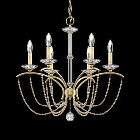 Priscilla Crystal Candlestick Chandelier 23"
