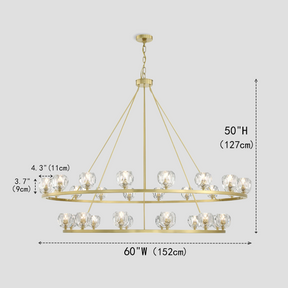 Balle Round Chandelier