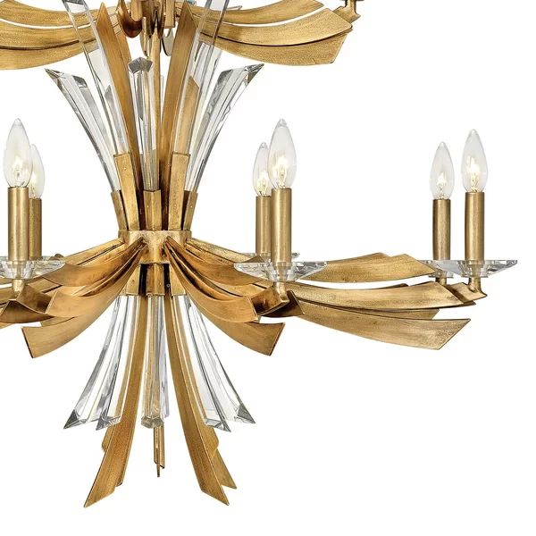 Bergamots Two Tier Crystal Chandelier for Kitchen