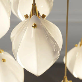 Bloom Ceramic Chandelier Light for Living Room