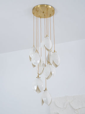 Galaxy Celeste Flora Crystal Spiral Chandelier