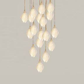 Galaxy Celeste Flora Crystal Spiral Chandelier