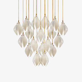 Galaxy Celeste Flora Crystal Spiral Chandelier