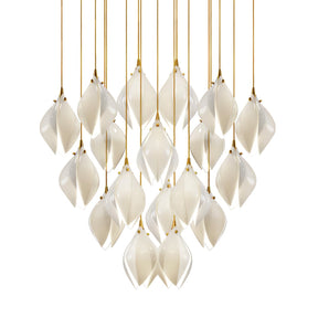 Galaxy Celeste Flora Crystal Spiral Chandelier