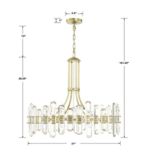 Balton 12 Light Chandelier