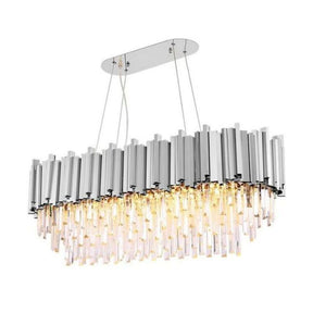 Bourbons Moore Crystal Oval Chandelier