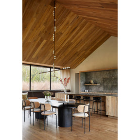 Brass Drop System Chandelier