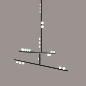 Brass Drop System Chandelier