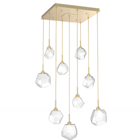 Art Twisted Square Chandelier