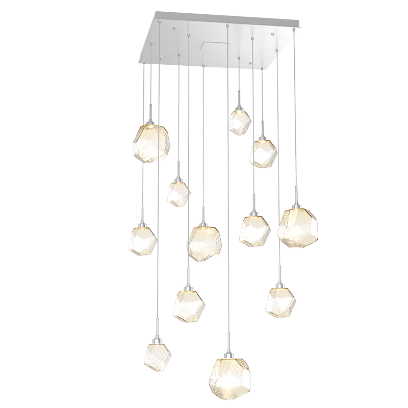 Art Twisted Square Chandelier