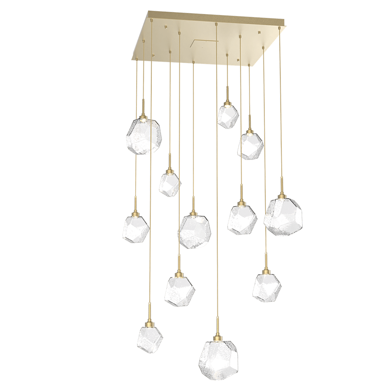 Art Twisted Square Chandelier