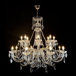 Classical Aristocratico 16 Light Crystal Glass Chandelier