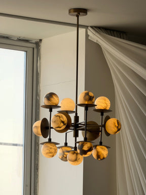 Cara Alabaster Chandelier - Vakkerlight